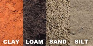 Image of different types of soils