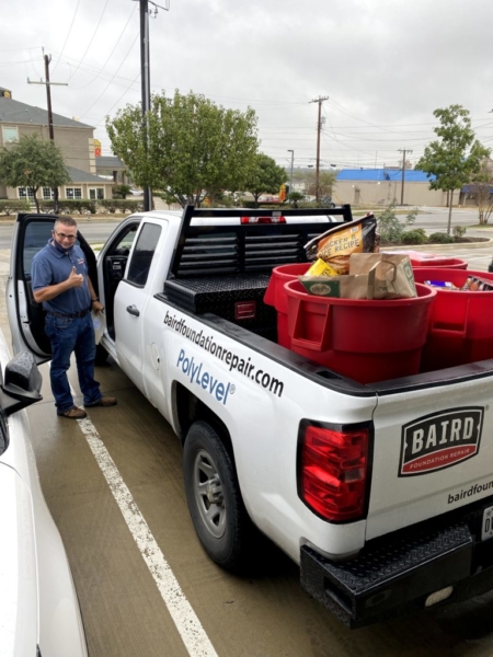 San Antonio Food Bank Drive Baird Foundation Repair