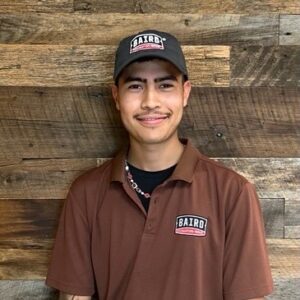San Antonio Co Foreman smiles for his headshot