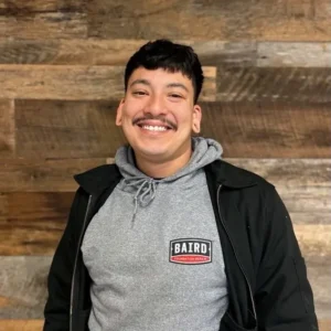 San Antonio installer smiles for his headshot