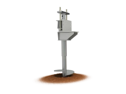 Rendering of Helical Push Pier