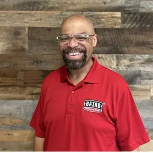 Houston System Design Specialist smiles for his headshot