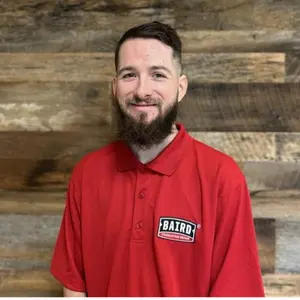 Houston System Design Specialist smiles for his headshot
