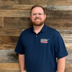 Houston System Design Specialist smiles for his headshot
