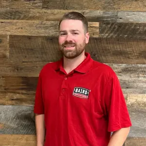 Houston System Design Specialist smiles for his headshot