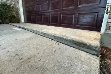San Antonio homeowner driveway with trip hazards
