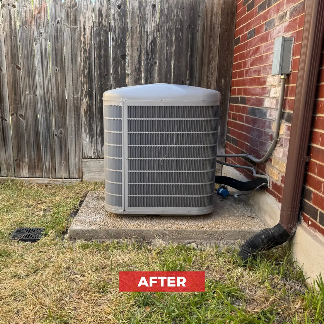 Website BeforeAfter (12)Webp afrterac Ac Unit Pad stabilized after we installed polylevel