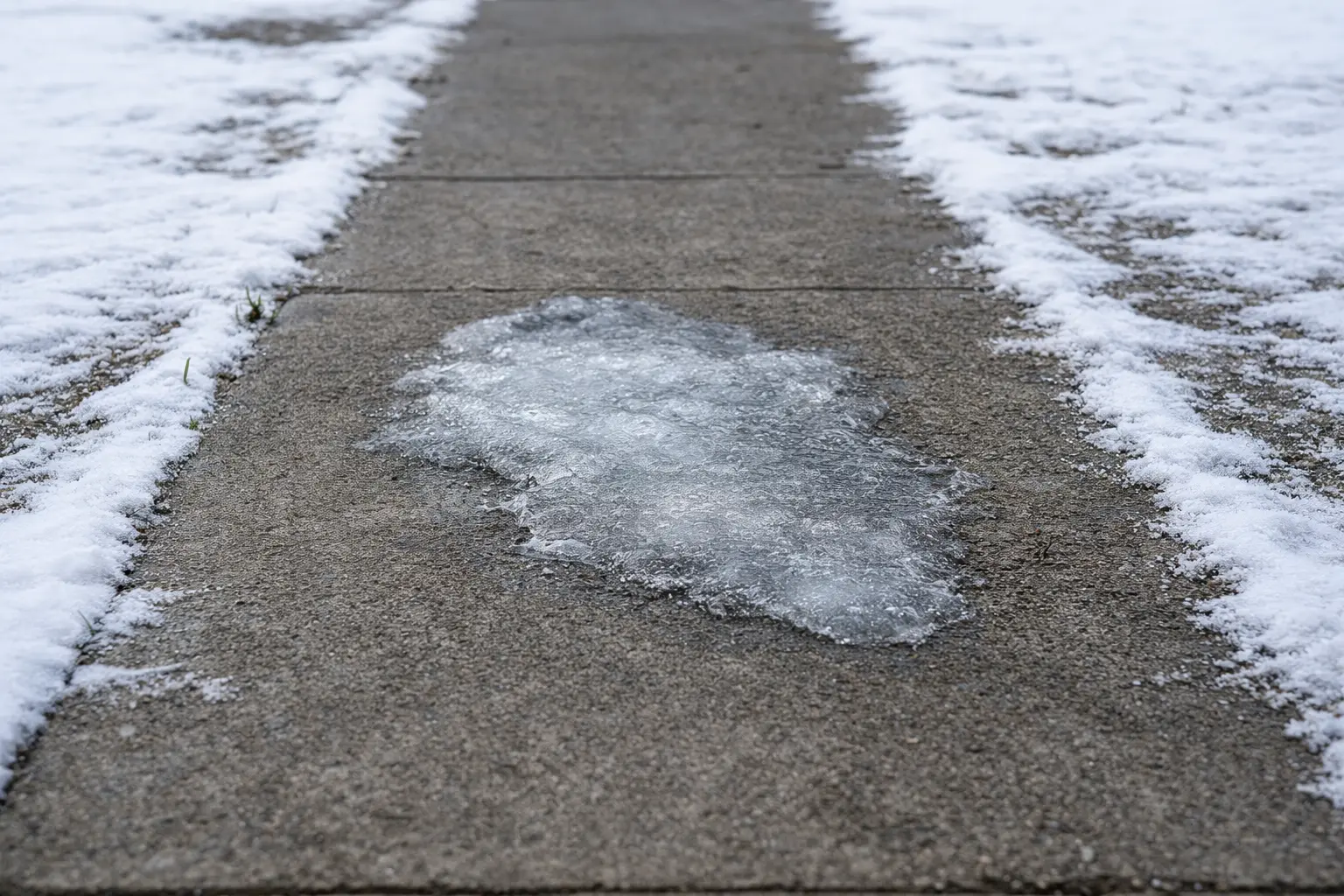 Winter Freeze Precautions for Outdoor Concrete in Texas