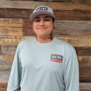 Concrete Co-foreman in San Antonio smiles for his headshot