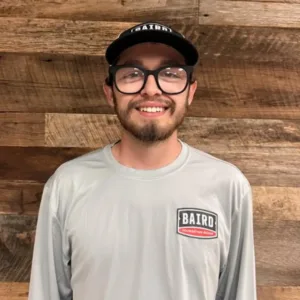 San Antonio installer smiles for his headshot.