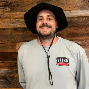 San Antonio installer smiles for his headshot