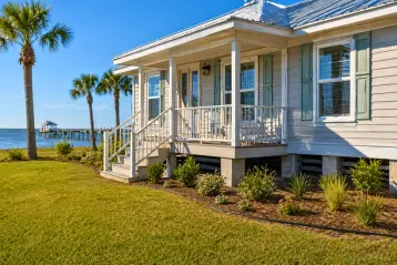 Pier and beam foundation on coastal Texas home