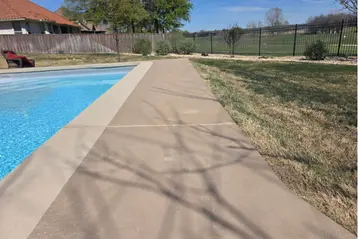 ompleted pool deck cleaning and sealing project in Nolanville, Texas