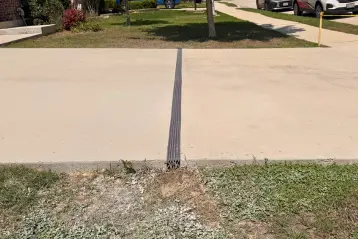 Cibolo Texas homeowner with compression guard in the expansion joints