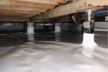 Pier and Beam in Port O'Conner with smatjacks and encapsulation system