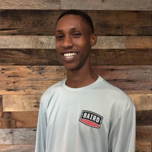 Kenndle May - San Antonio TX installer smiles for his headshot